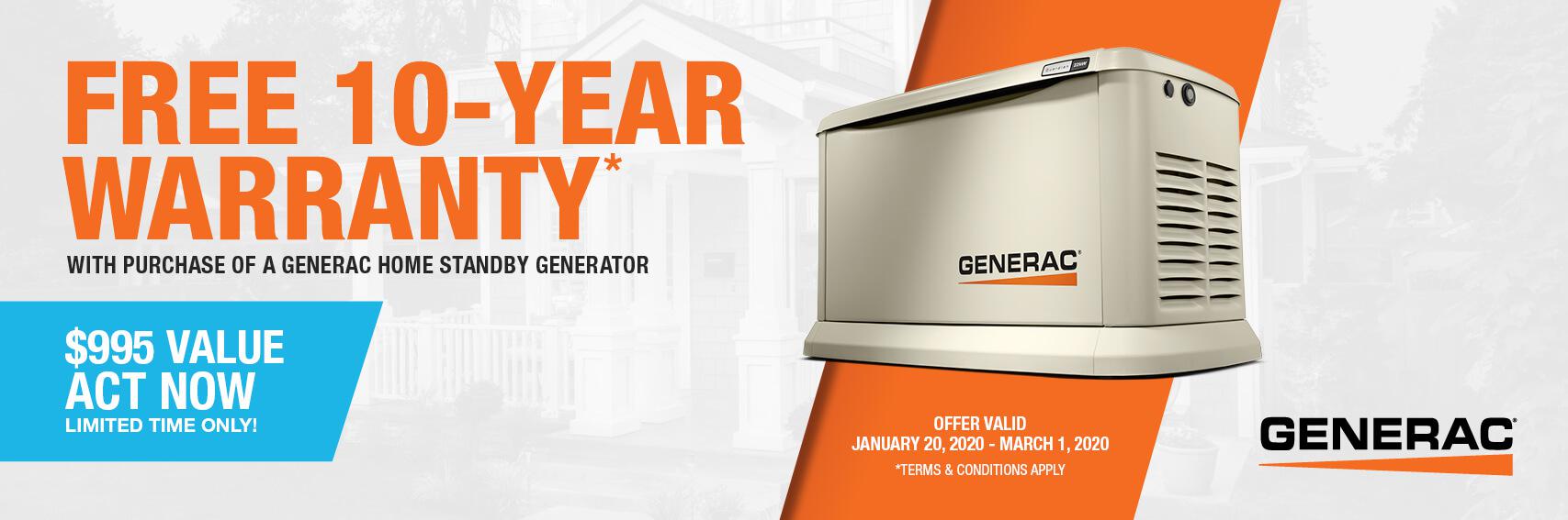 Homestandby Generator Deal | Warranty Offer | Generac Dealer | Mohave Valley, AZ
